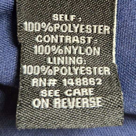 725-22 Torrid Navy Blue Lace Knee Length Cap sleeved dress Size 16 - Picture 12 of 13